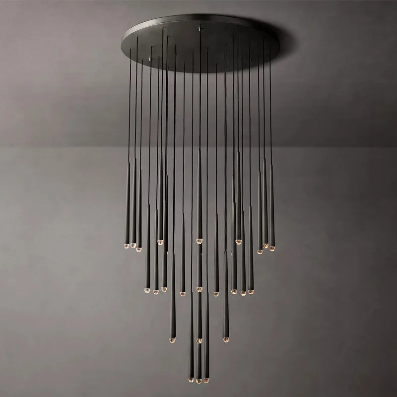 DecorBites™ Crystal LED Chandelier for Stylish Home Lighting & Elegant Decor