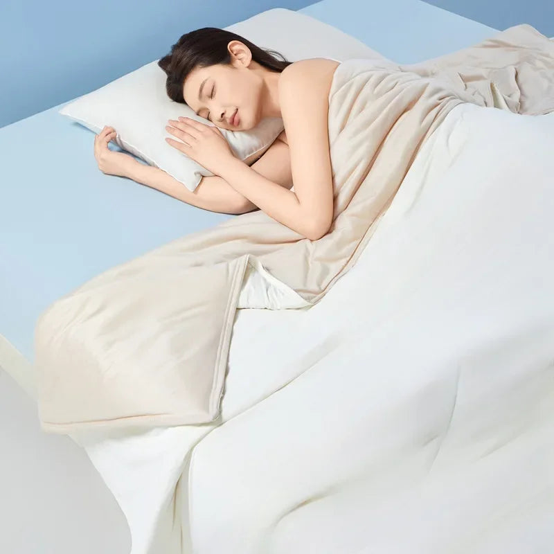 DecorBites™ Green Summer Cooling Comforter for Single Beds