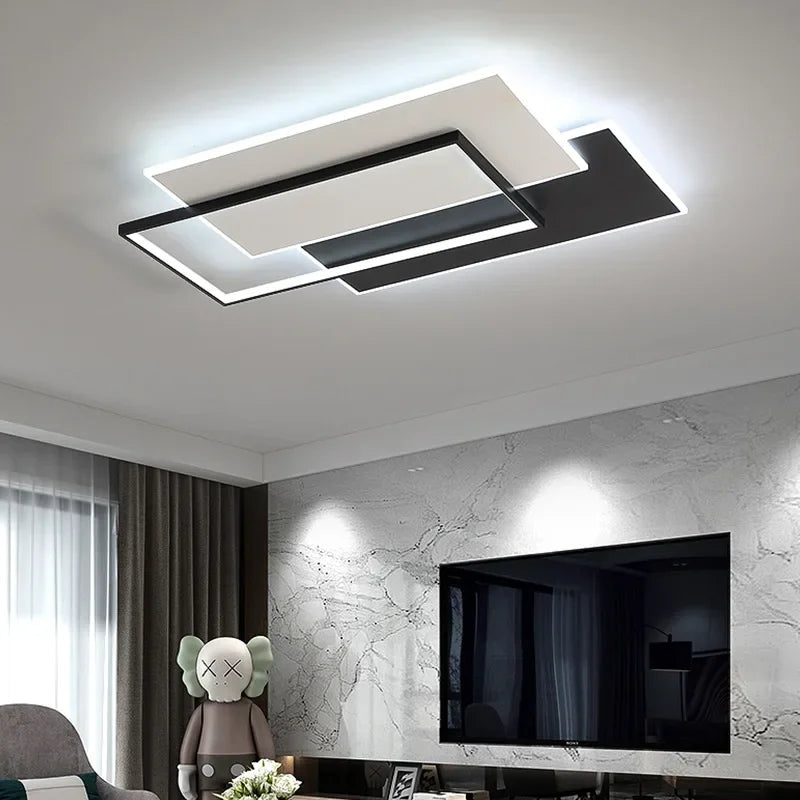 DecorBites™ ثريا LED: أضواء تعتيم عصرية لغرف المعيشة والطعام والمطبخ وغرف النوم والردهات المنزلية