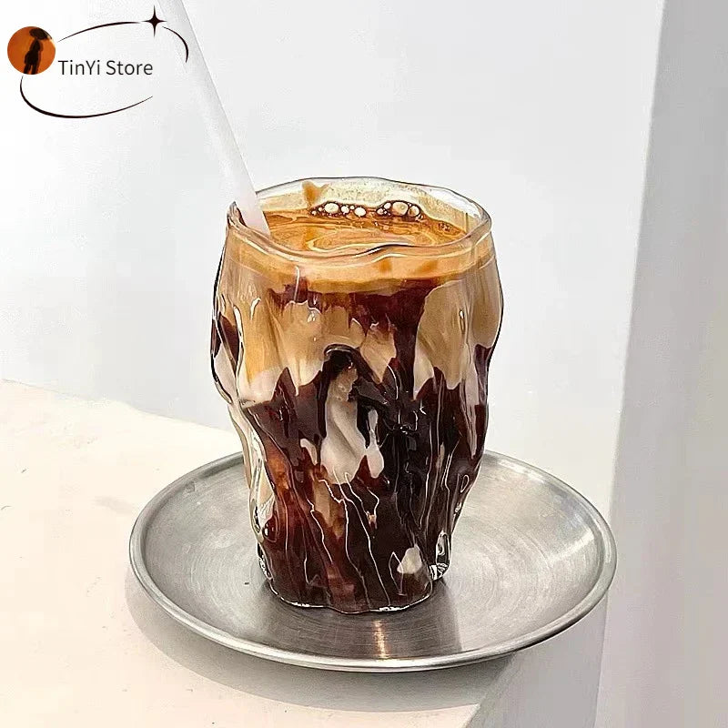 طقم أدوات شرب زجاجية DecorBites™ مقاومة للحرارة للمنزل والبار: للقهوة والنبيذ والويسكي والشاي والعصير.