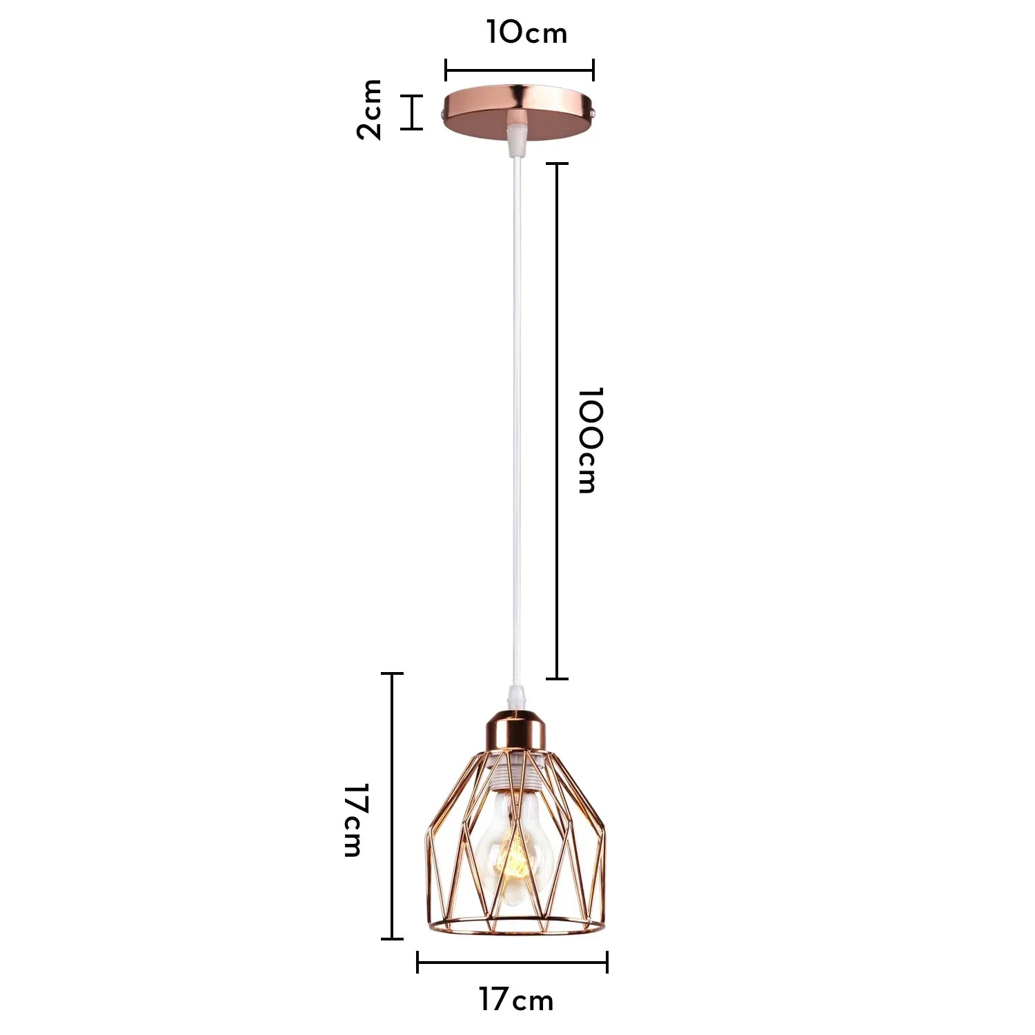 مصباح تعليق LED صناعي قديم طراز لوفت من DecorBites™ للمنزل وغرفة المعيشة والمطبخ