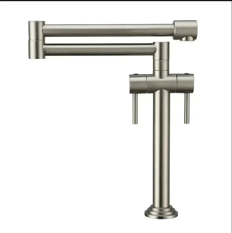 Robinet de cuisine DecorBites™ : Mitigeur d'évier monté sur plan en laiton massif, disponible en plusieurs finitions