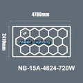 DecorBites™ Hexagon LED Ceiling Light: High-Performance, Best-Selling, Honeycomb Design