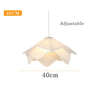 Modern Flower Fabric Pendant Light With Warm Glow