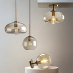 Vintage Glass Pendant Light With Nordic Modern Style