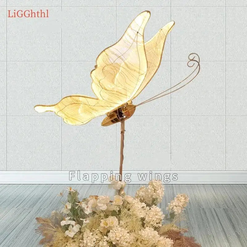 مصابيح DecorBites™ LED متدلية على شكل أجنحة فراشة من الدانتيل للديكور الرومانسي وأضواء الحفلات