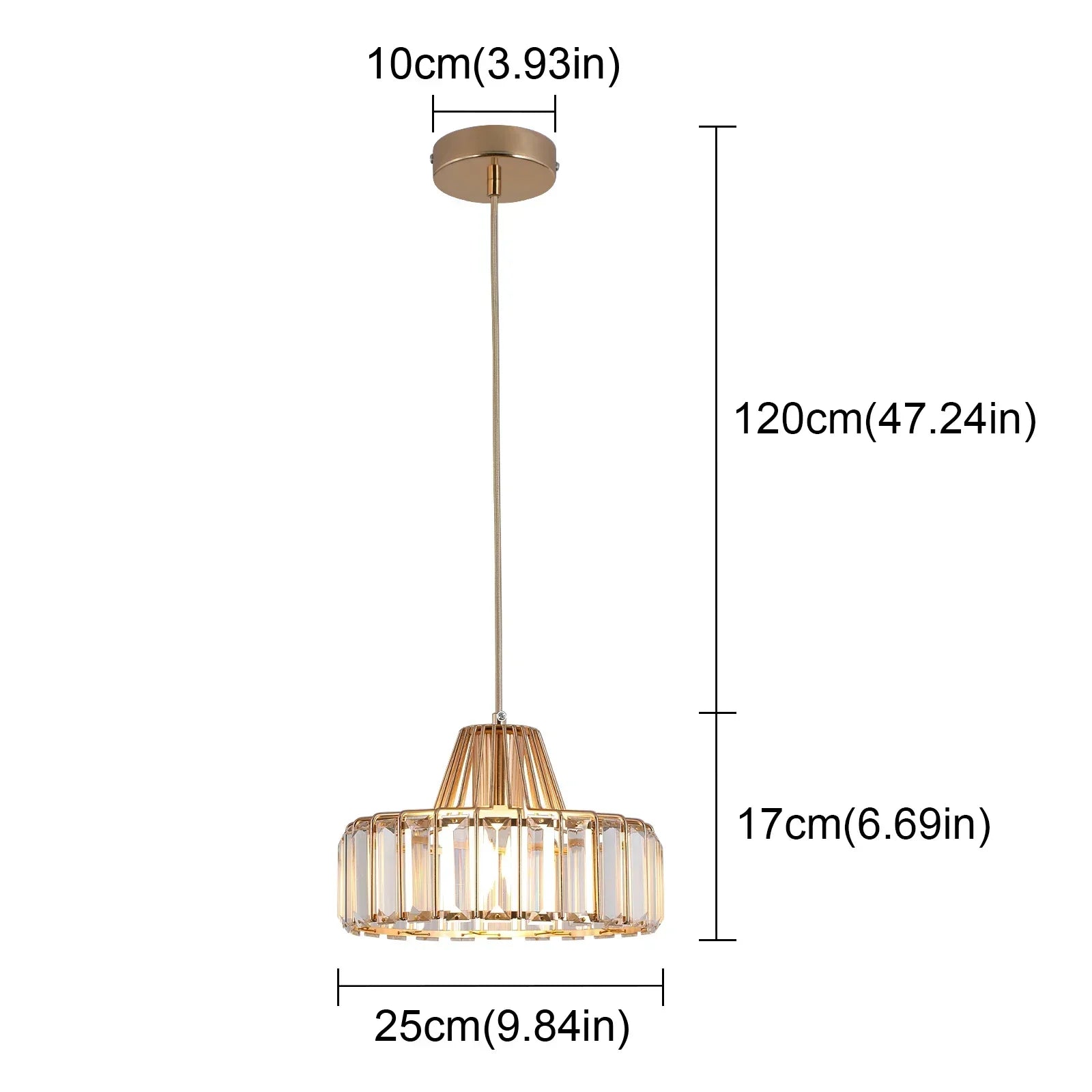 DecorBites™ Suspension en cristal K9 Plafonnier LED Lustre nordique pour salon
