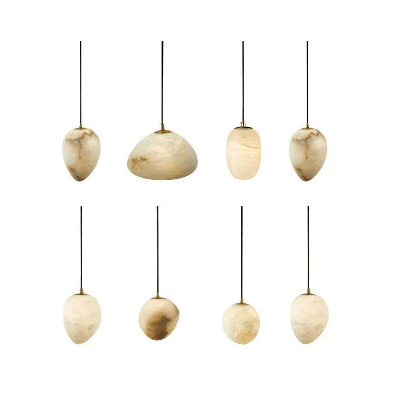 ثريا DecorBites™ Geometry Marble LED لغرفة المعيشة وجزيرة المطبخ