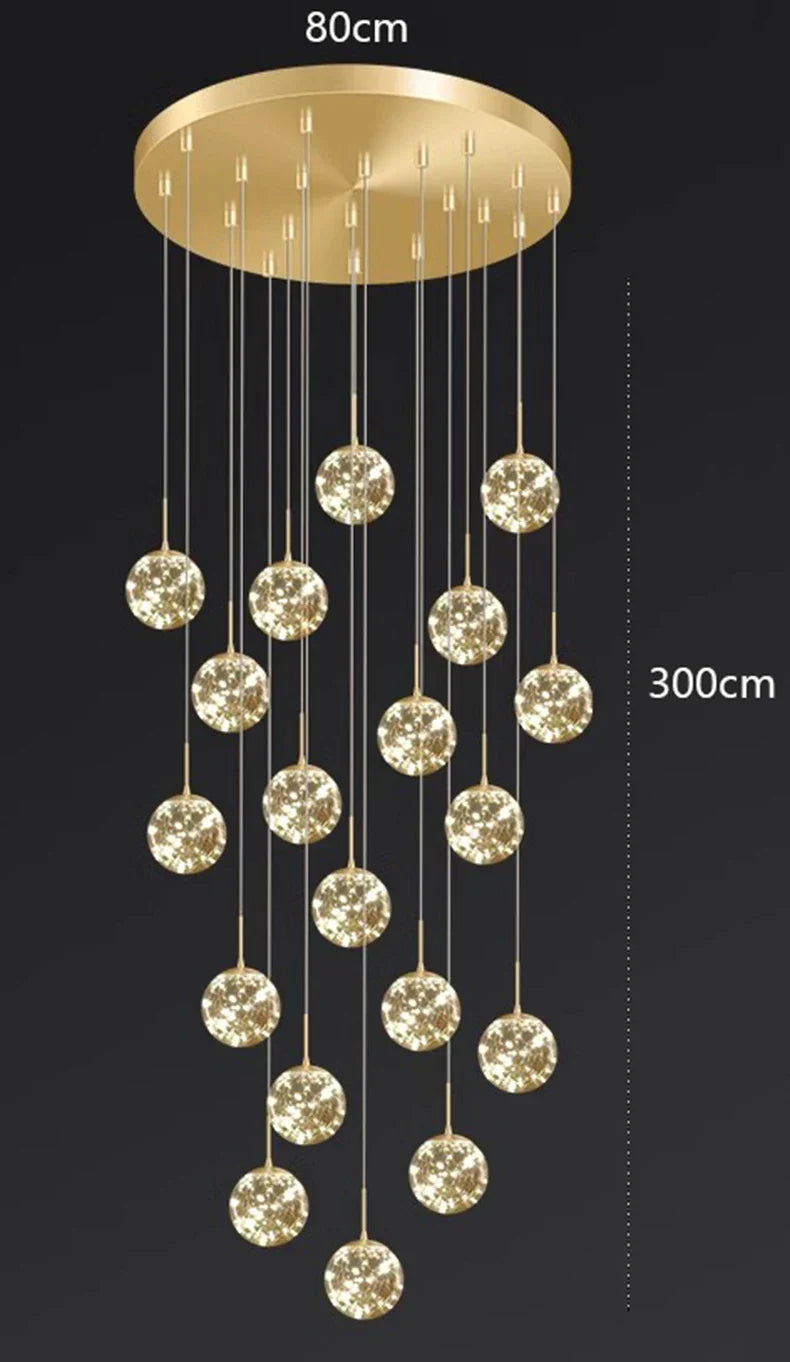 ثريات قلادة LED من DecorBites™ لديكور المنزل العصري والإضاءة الداخلية