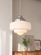 Modern Gold Glass Pendant Light