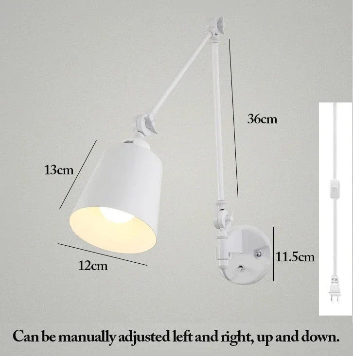 DecorBites™ Adjustable Telescopic Wall Lamp for Indoor Lighting in Living Room, Bedroom, Study
