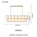 ثريا DecorBites™ LED: تصميم فاخر ببصمة إصبع لغرفة المعيشة وغرفة النوم وردهة الفندق