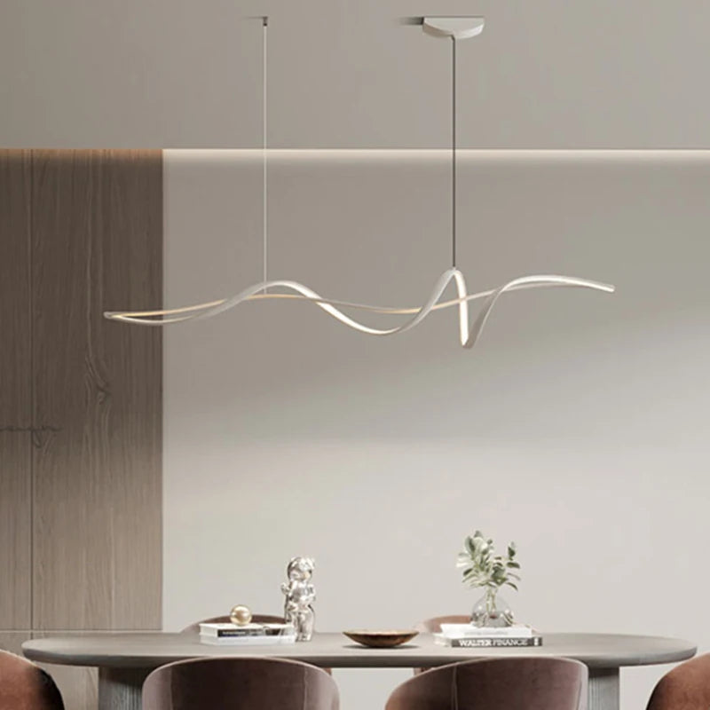 Modern Minimalist Aluminum LED Pendant Light