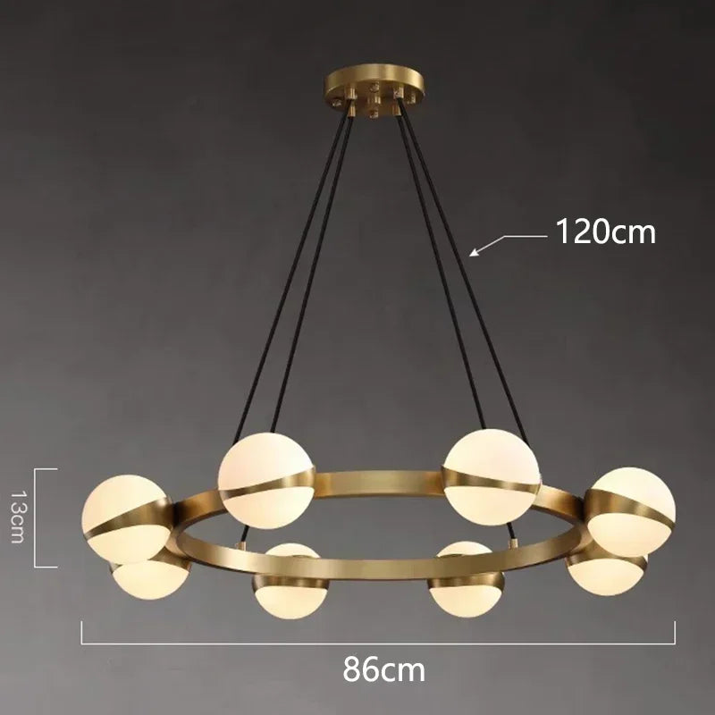 مصابيح قلادة أكريليك LED من DecorBites™ لديكور المنزل