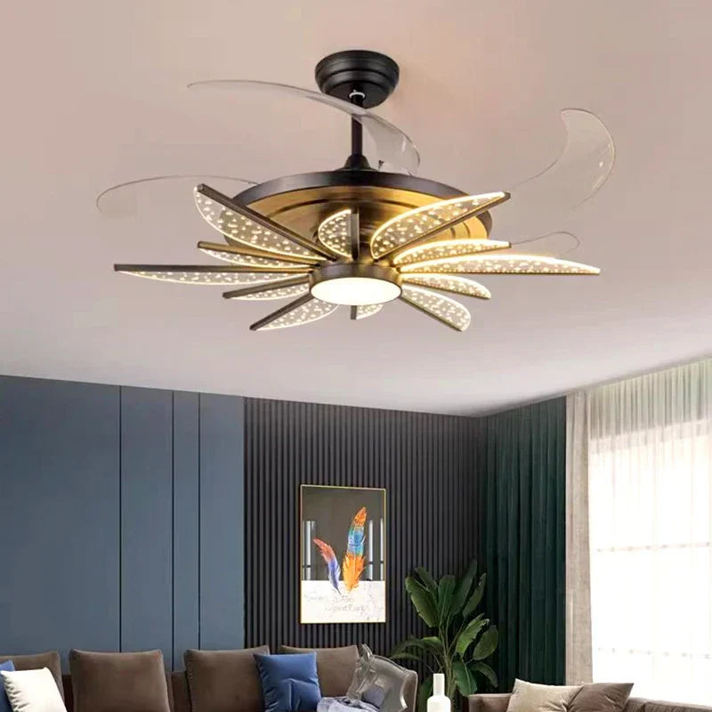 مروحة سقف غرفة نوم الأطفال DecorBites™ مع جهاز تحكم عن بعد وإضاءة LED