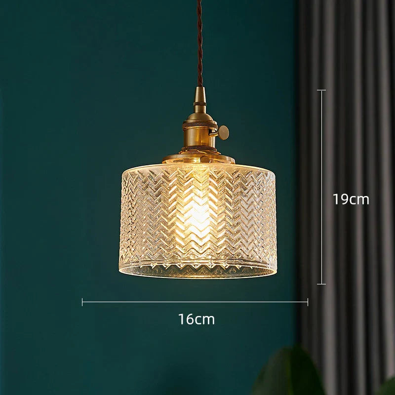 DecorBites™ مصابيح قلادة LED زجاجية خضراء للإضاءة الداخلية في المنزل وغرفة المعيشة والبار والمقهى
