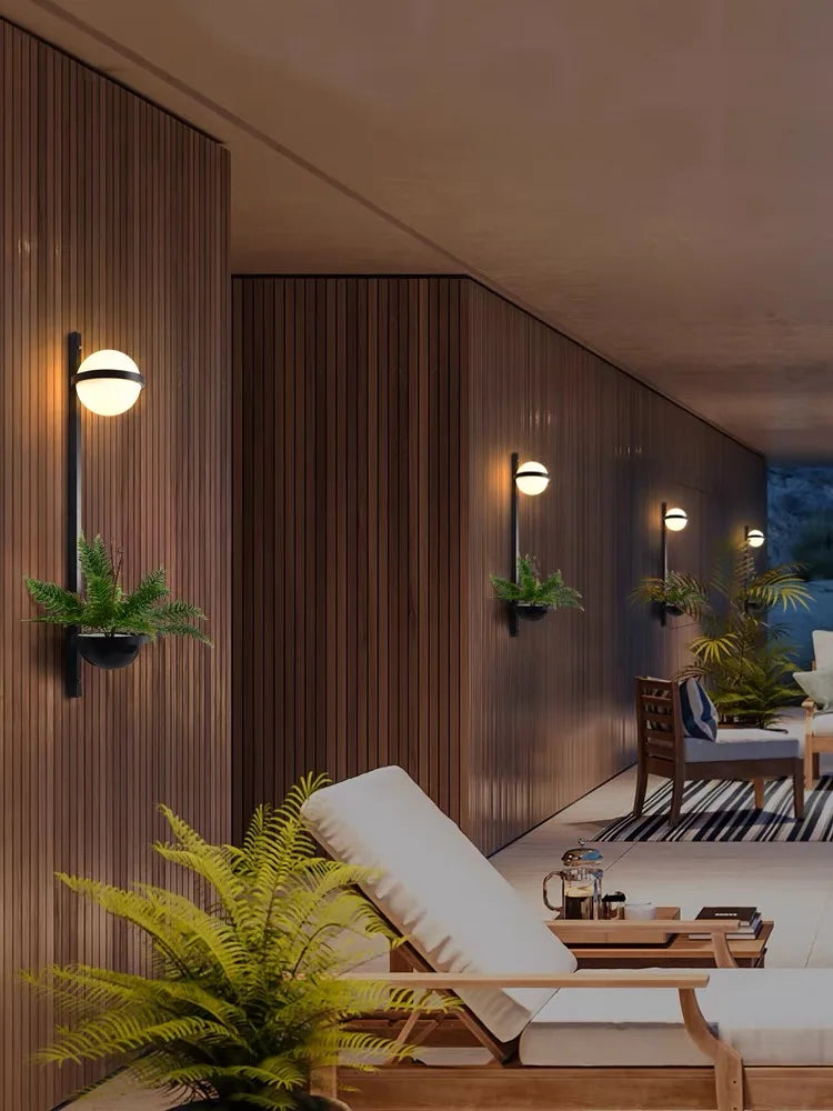 أضواء جدارية DecorBites™ LED آرت ديكو: تصميم نباتي حديث ومبتكر لغرفة المعيشة وغرفة النوم بالمنزل