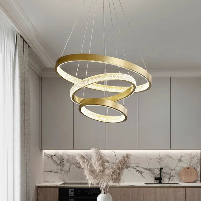 ثريات DecorBites™ LED المعلقة لغرفة المعيشة وغرفة الطعام الحديثة