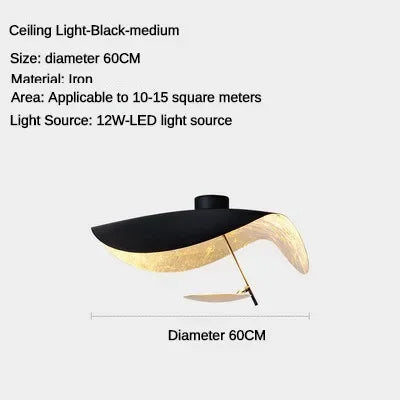ثريا الأطباق الطائرة LED DecorBites™ - إضاءة سقف حديثة لغرفة المعيشة والبار