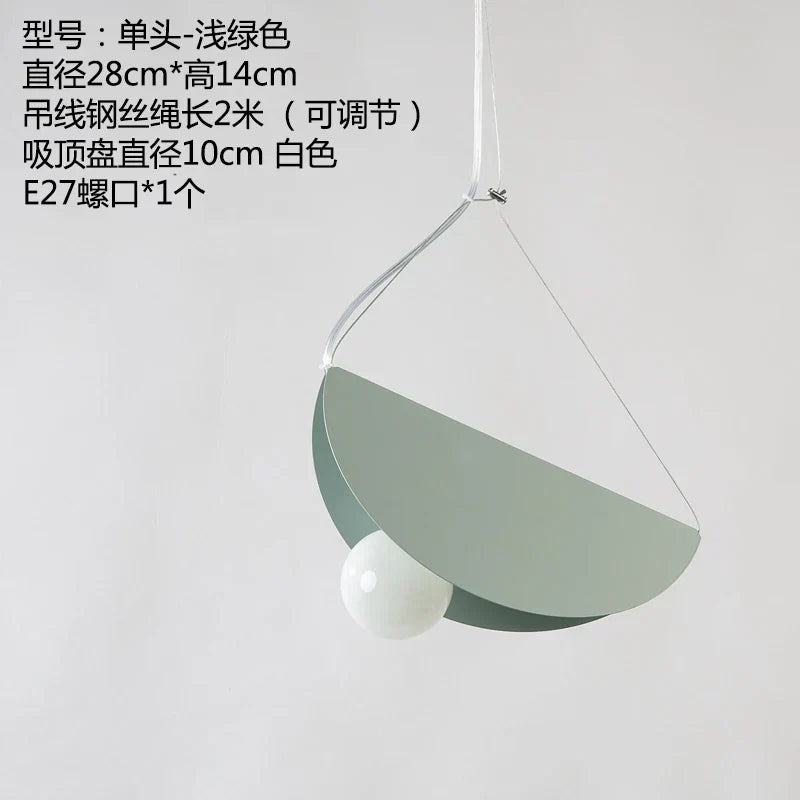 DecorBites™ Geometric Iron Pendant Light for Dining Room Bedroom Children's Room