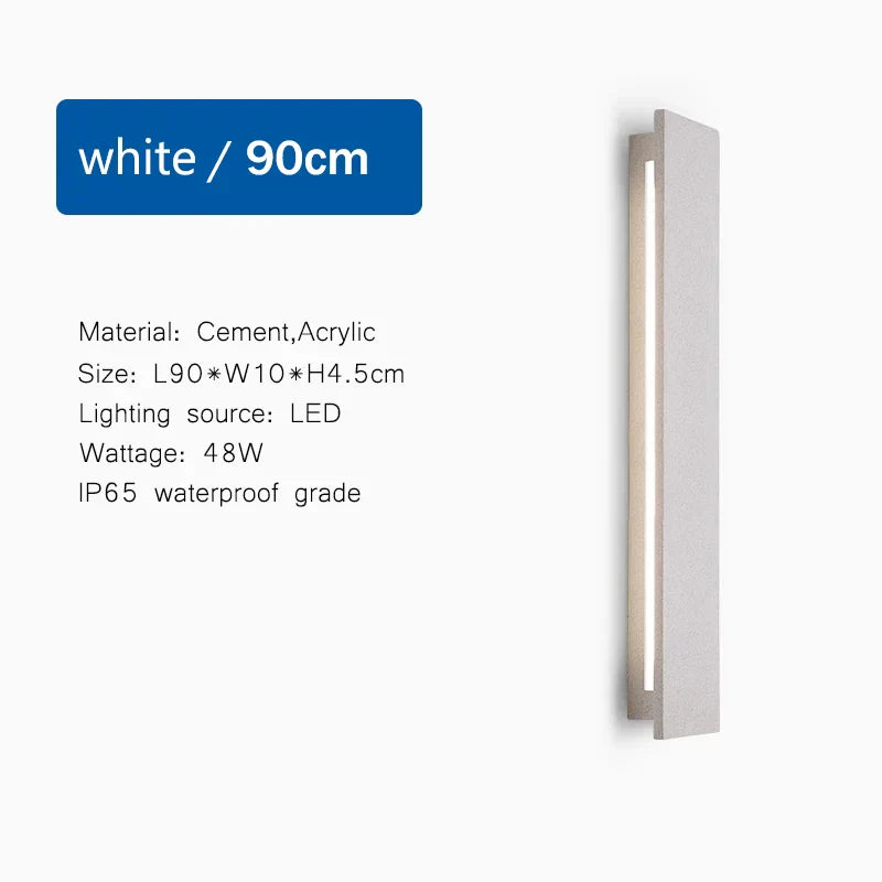 DecorBites™ LED Limestone Sconce Garden Porch Lamp for Country Villa Balcony Entrance