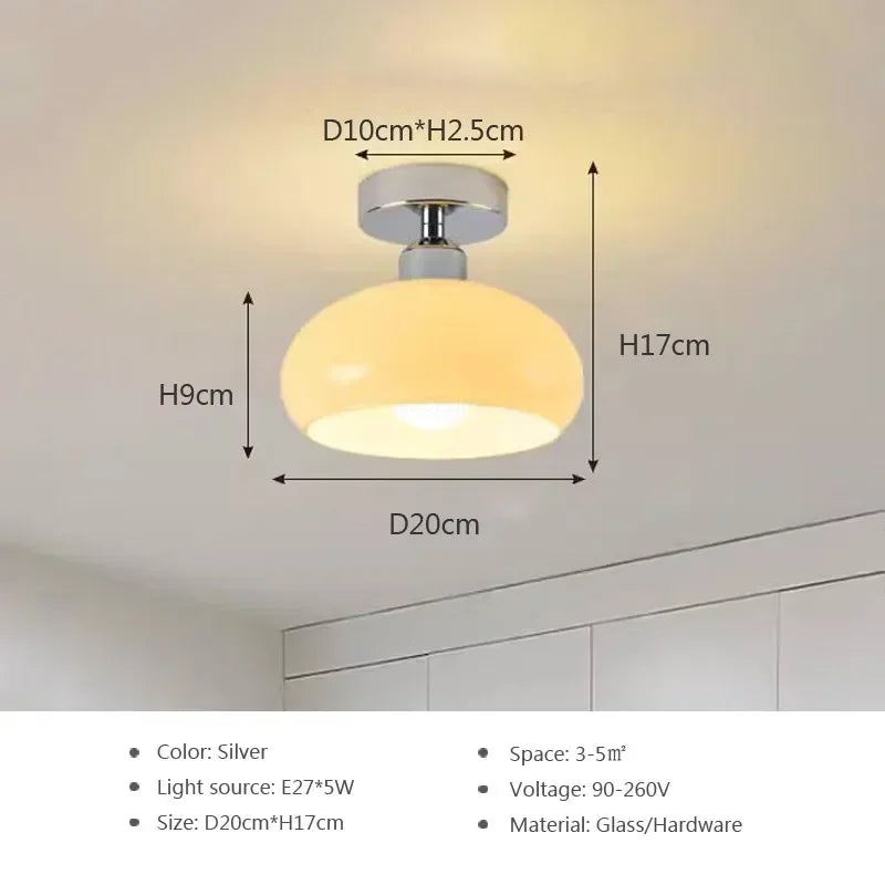 مصباح سقف ذهبي من DecorBites™ LED للمنزل والفنادق وغرف النوم وغرف المعيشة - وحدة إضاءة عصرية