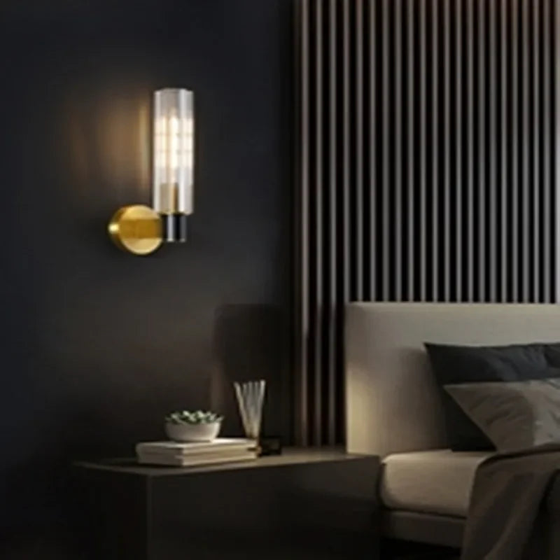 مصباح حائط نحاسي فاخر DecorBites™ لجانب السرير والممر وغرفة القراءة وخلفية التلفزيون