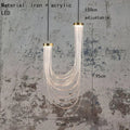 DecorBites™ مصباح قلادة LED أكريليك لغرفة النوم وغرفة الطعام