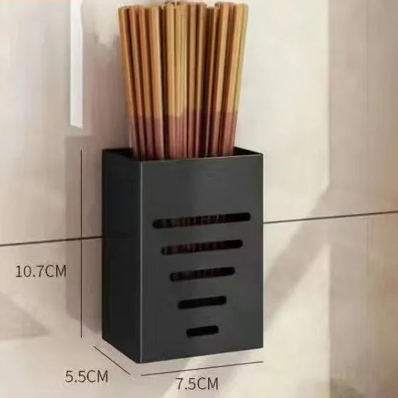 DecorBites™ رف منظم جدار المطبخ وحامل تخزين وتصريف أدوات المطبخ