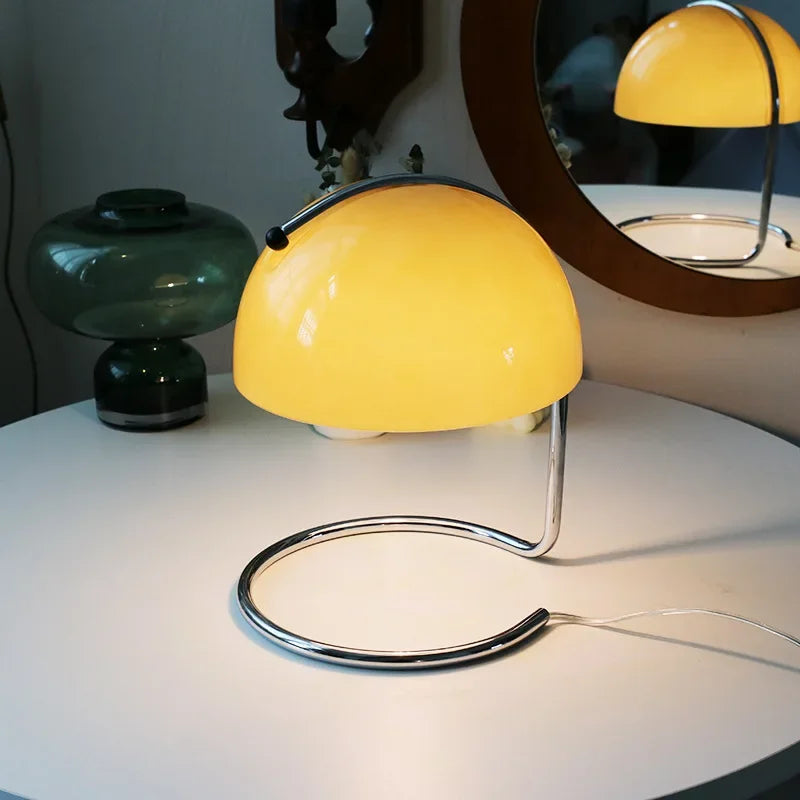 DecorBites™ Bauhaus Mushroom Modern LED Desk Lamp for Bedroom Living Room with Fireless Aromatherapy