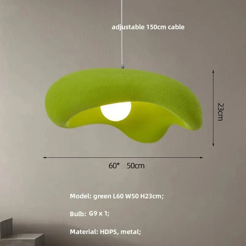 DecorBites™ Creamy Style Pendant Light | Resin Dining Room LED Island Lamp