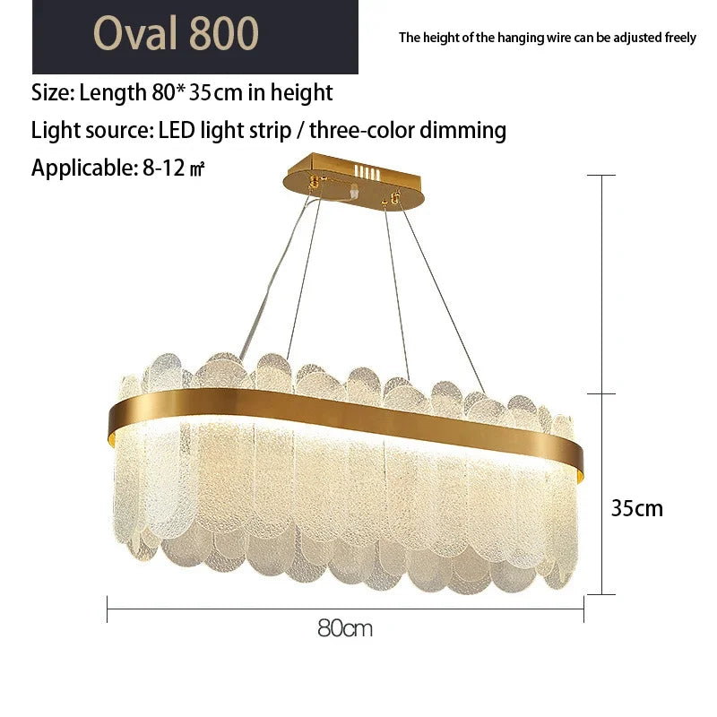 ثريا كريستالية DecorBites™ LED: إضاءة سقف أنيقة لغرفة المعيشة وغرفة النوم والفنادق