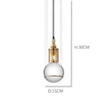 مصباح DecorBites™ الكريستالي المعلق LED لغرفة الطعام والمطعم وغرفة النوم