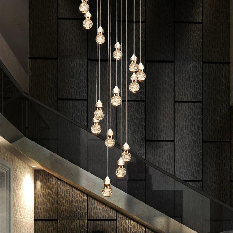 مصباح تعليق LED من DecorBites™ بتصميم قرع لغرفة المعيشة العصرية البسيطة