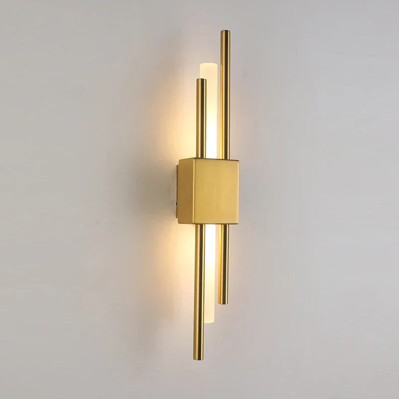 DecorBites™ Acrylic Pipe LED Wall Lamp: Modern Stylish Wall Sconce for Living Room, Bedroom, Hallway