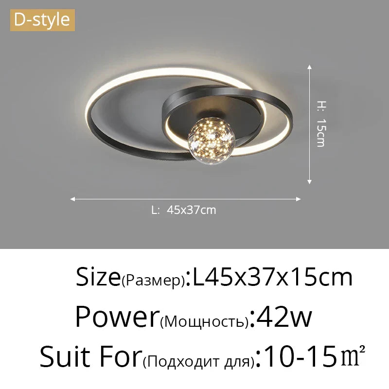 DecorBites™ Gypsophila Chandelier: Modern Ceiling Mounted Light for Home, Living Room, Bedroom
