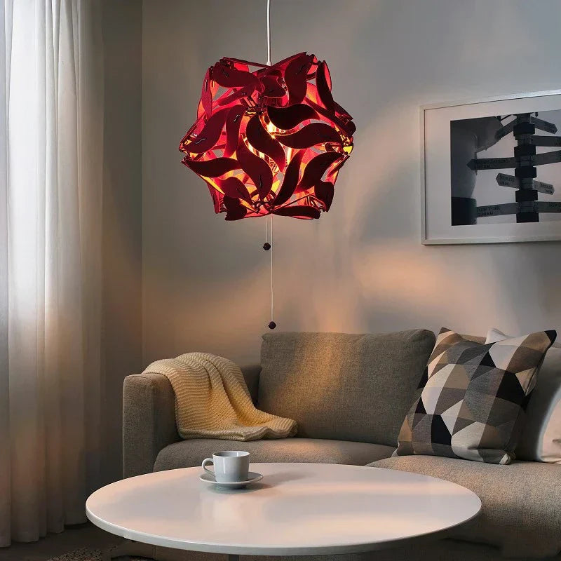 DecorBites™ Bauhinia Flower Chandelier: Modern Luxury Retractable Lighting Fixture for Stores & Hotels