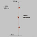 DecorBites™ LED Belt Chandelier Pendant Light for Dimmable Indoor Lighting in Living Room