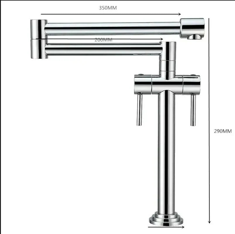 Robinet de cuisine DecorBites™ : Mitigeur d'évier monté sur plan en laiton massif, disponible en plusieurs finitions