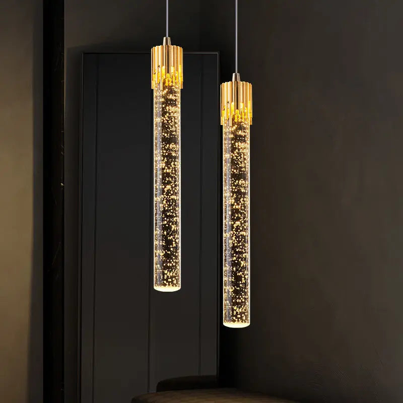 DecorBites™ Crystal Bubble Pendant Chandelier for Dining Room Bedroom Restaurant Bar