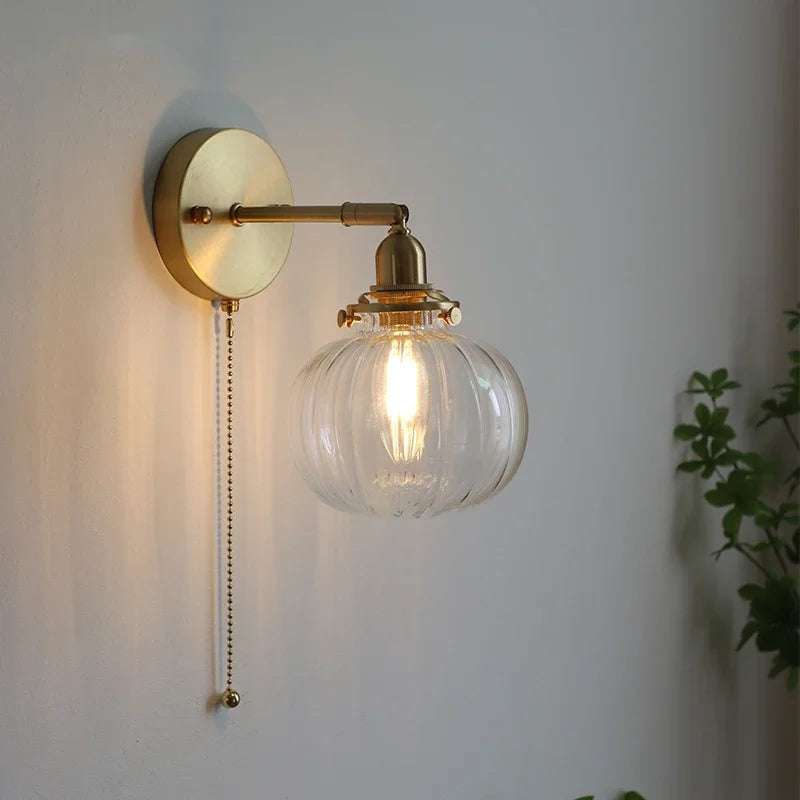 DecorBites™ Glass Ball Wall Sconce Modern Wandlamp Stair Light for Bedroom Bathroom Mirror