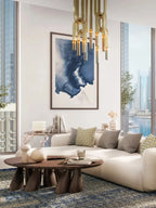 Italian Postmodern Retro Glass Pendant Light Dimmable