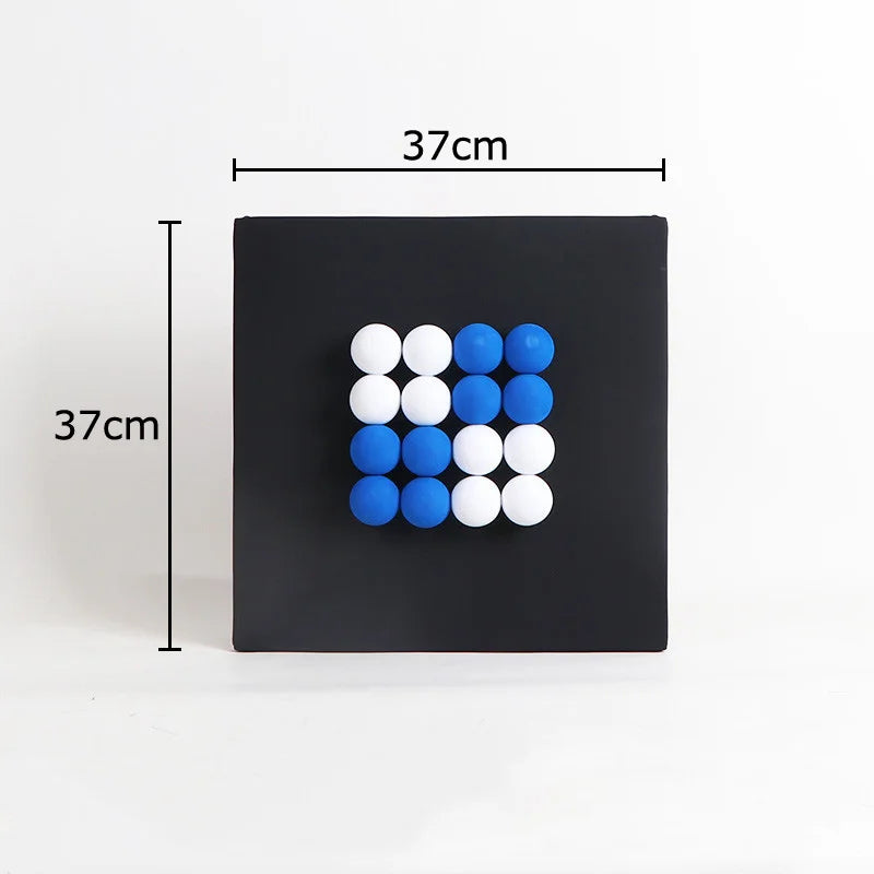 DecorBites™ 3D Ball Hanging Wall Decor Ornaments Modern Living Room Background Art