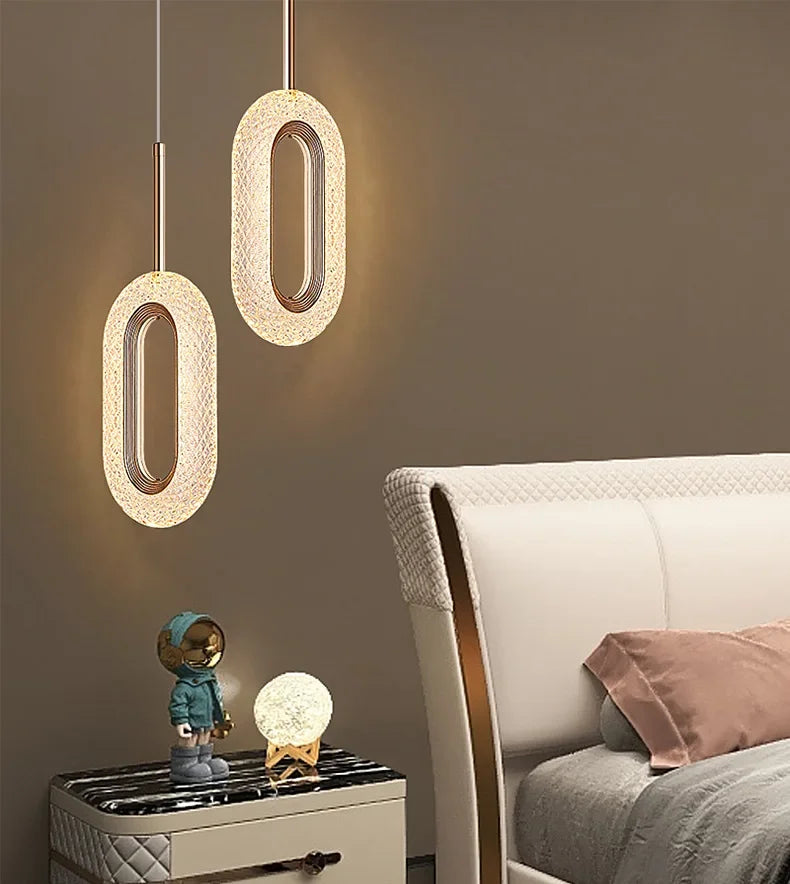 ثريا معلقة LED من DecorBites™ لغرفة الطعام والمطاعم والبارات والمصابيح الفنية المزخرفة