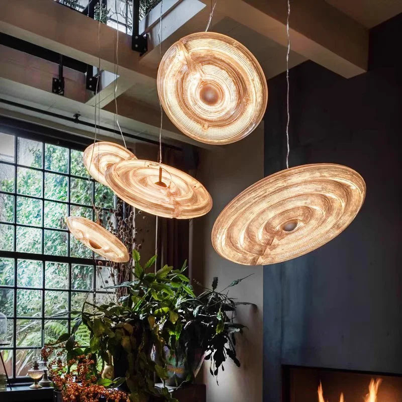 DecorBites™ Glass Wall Lamp Dimmable LED Modern Light Fixture for Living Room