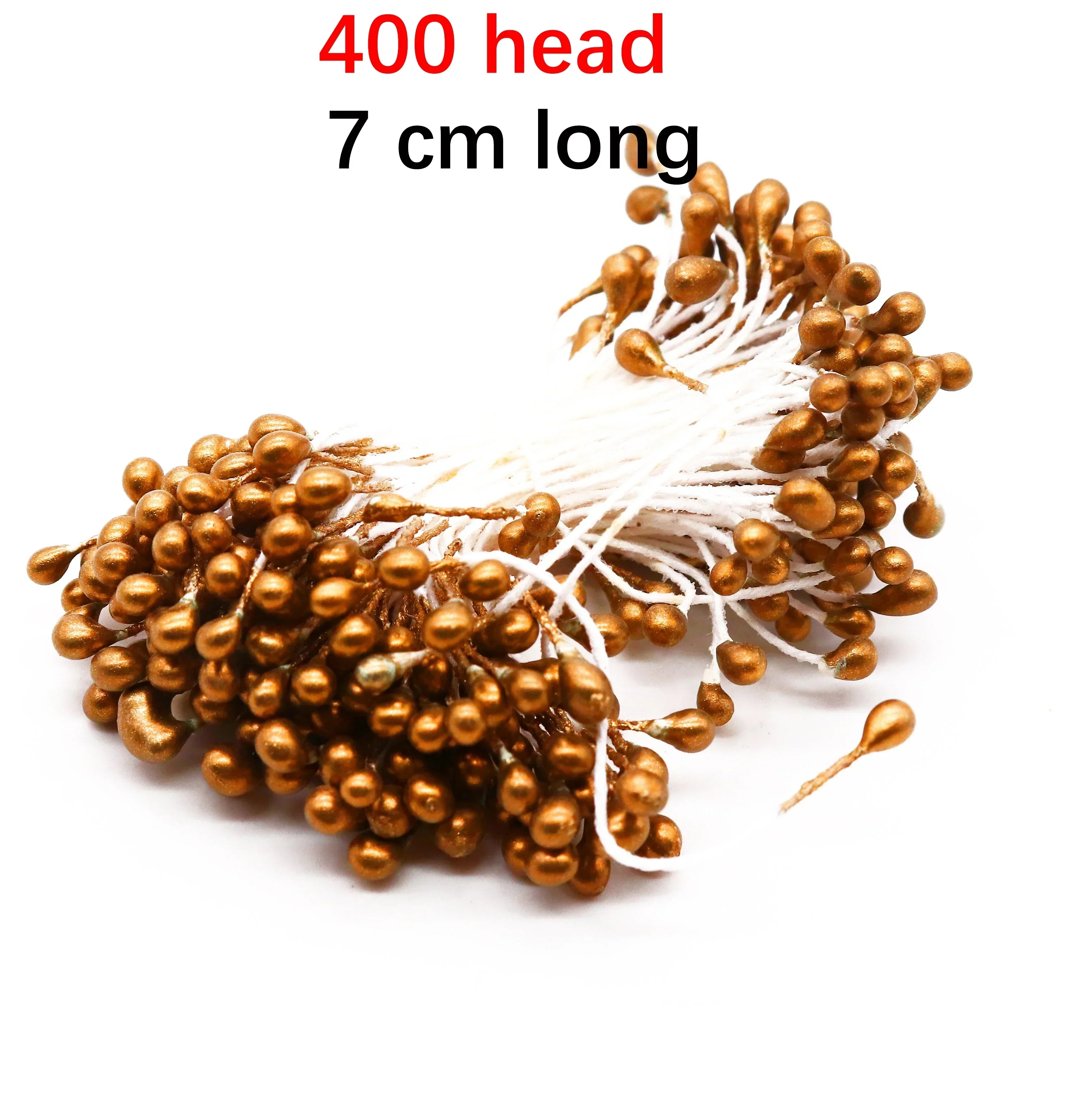 DecorBites™ Gold Hybrid Flower Cherry Stamen Berries Bundle لتزيينك بنفسك