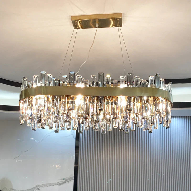 DecorBites™ Crystal Chandelier: Modern Luxury, High-end, Creative Design for Living Room, Bedroom, Kitchen