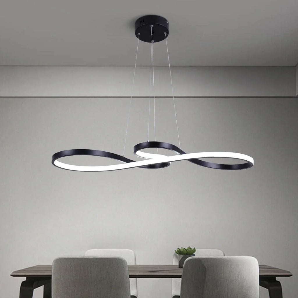 DecorBites™ Acrylic Chandelier LED Ceiling Light Minimalist Design for Dining Room