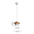 Nordic Macaron Wood Pendant Light