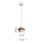 Nordic Macaron Wood Pendant Light